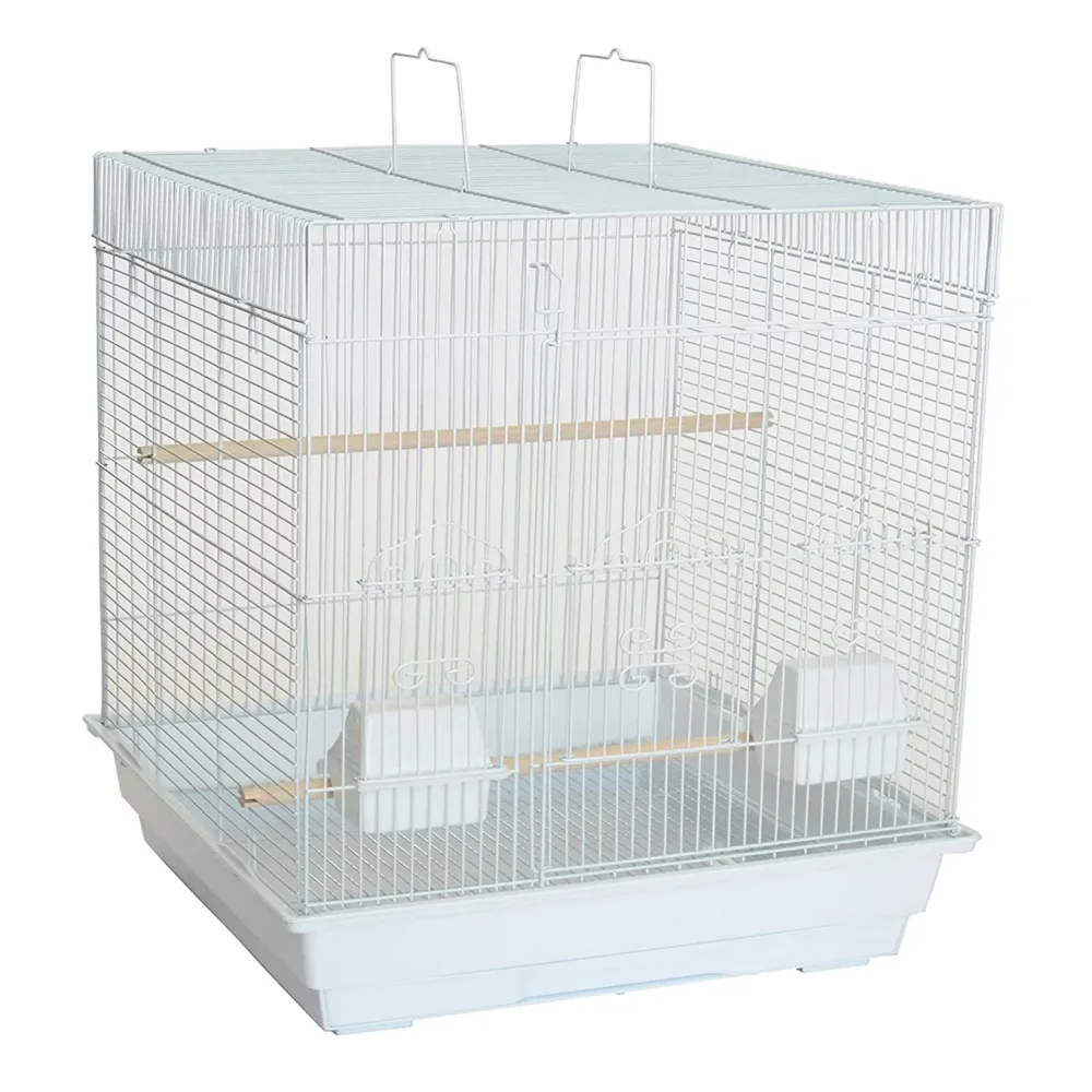 Bird Cage 8" white 18"