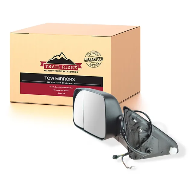 Towing Mirror folding black