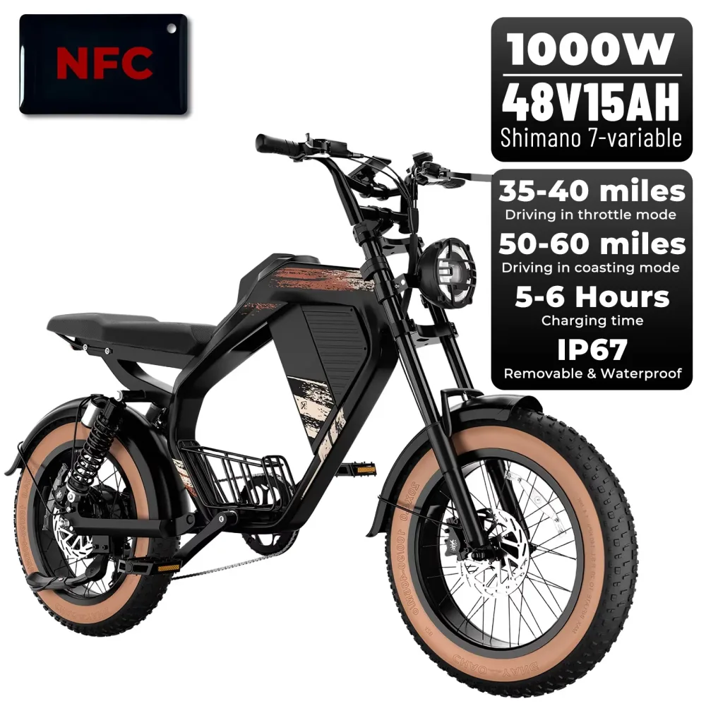 Electric Bike 20 inch 1000w 48v