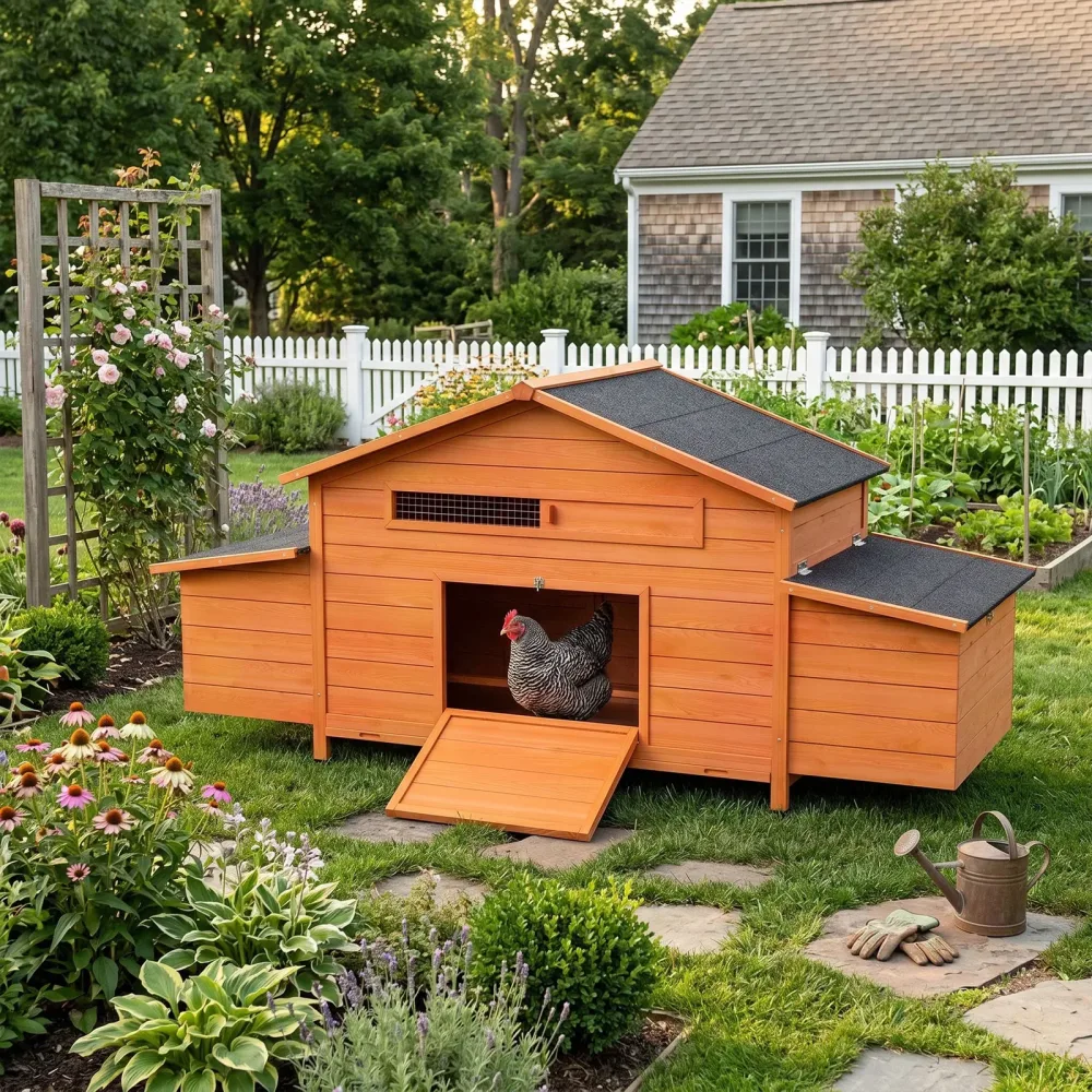 Chicken Coop 70 inch waterproof green