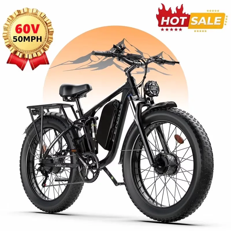 Electric Bike 6000w 60v gray