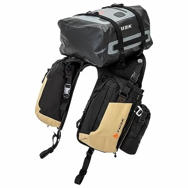 Luggage black tan 15 liters