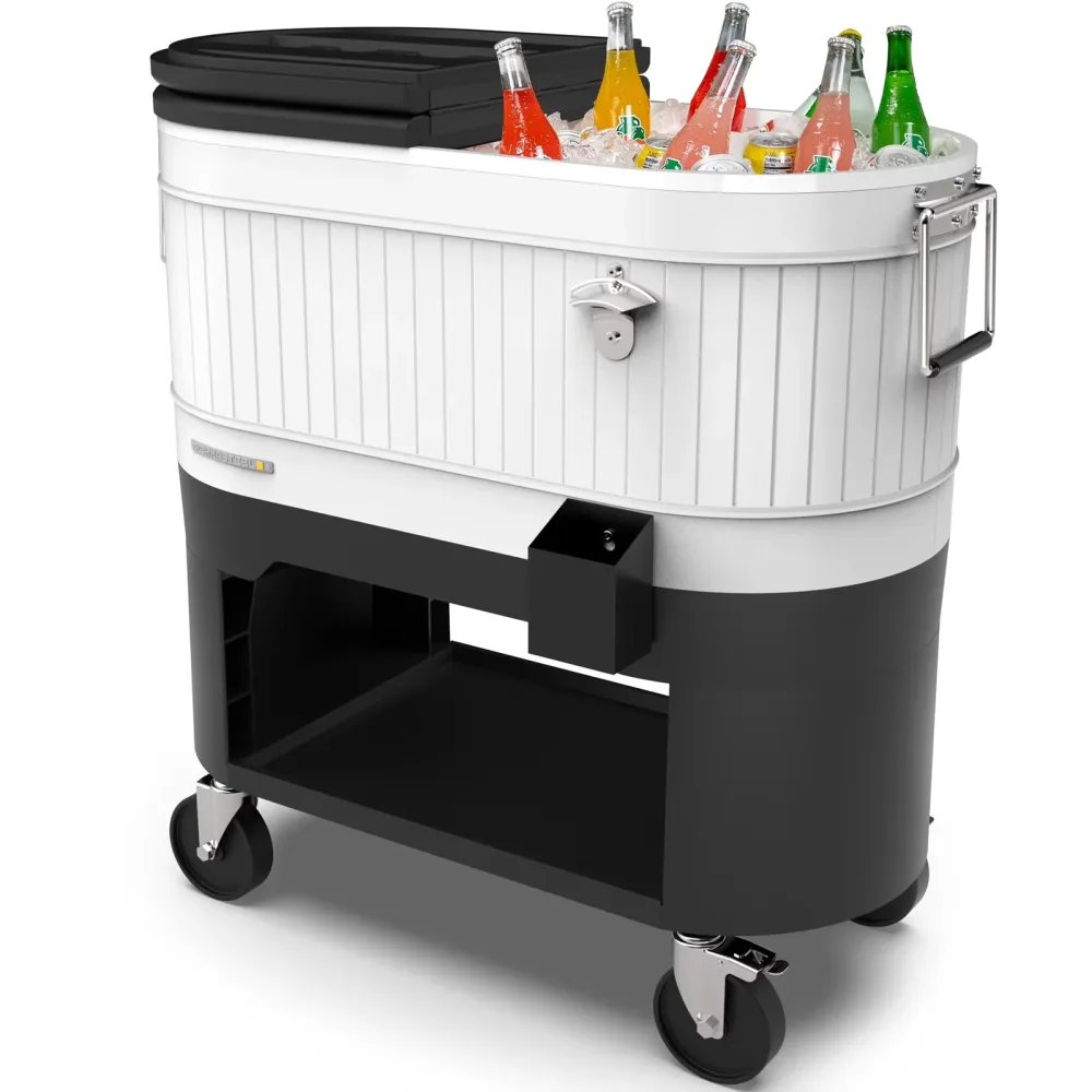 Cooler Ice portable heavy-duty white