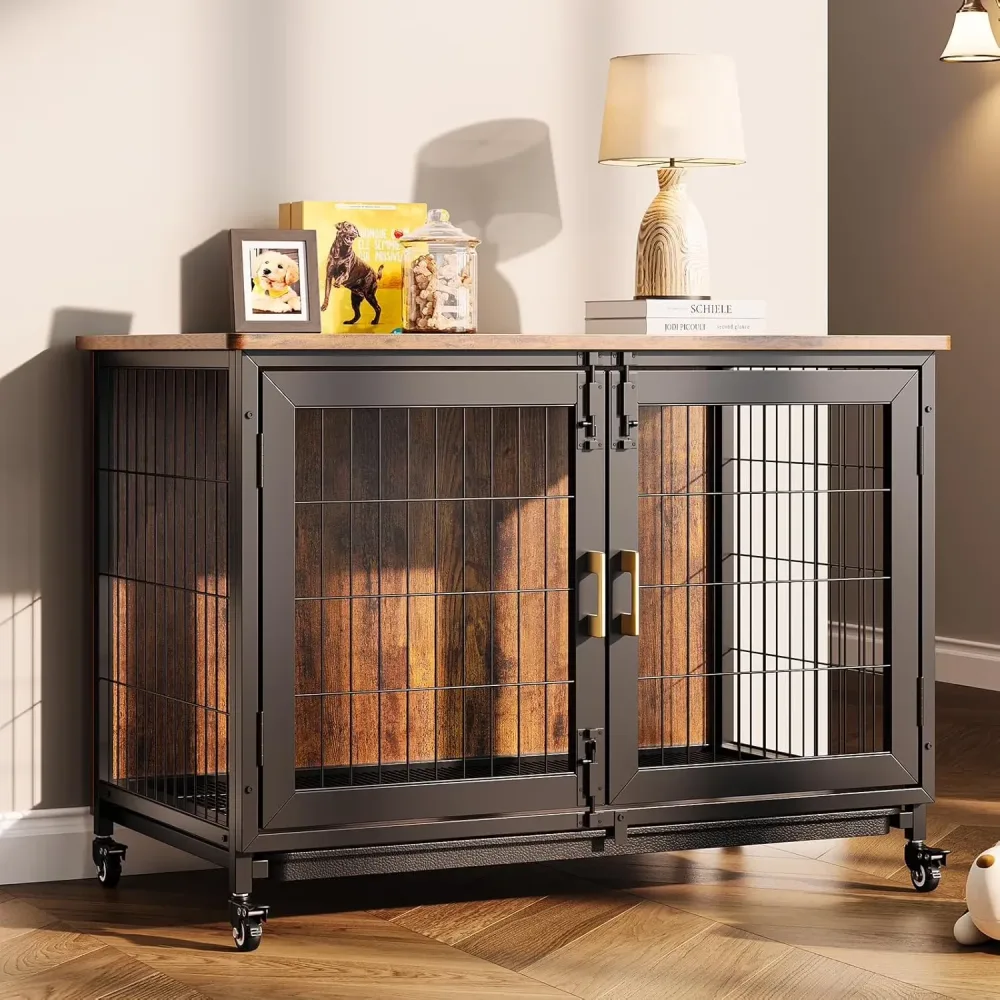 Dog Crate 37.5 inch brown 37.40"