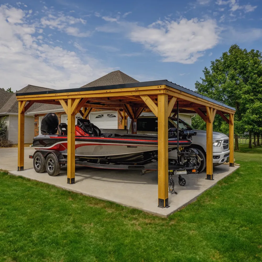 Carport Galvanized 20' 800 pounds 30 inches