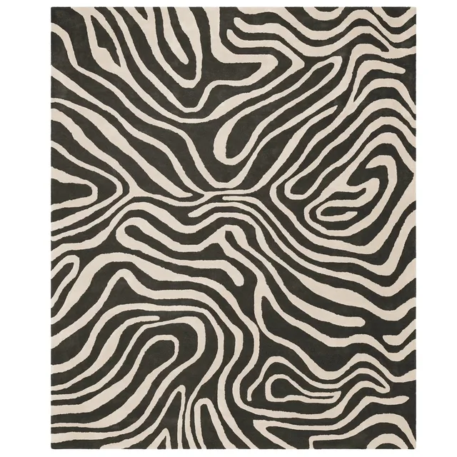 Rug 8' 10' black