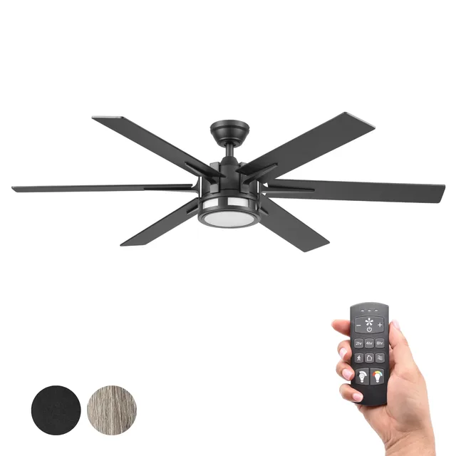 Ceiling Fan 56 in led black
