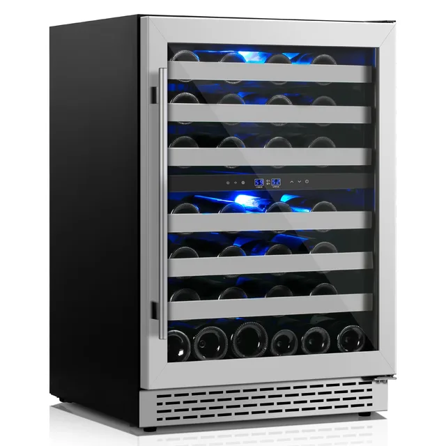 Wine Cooler 24 inch blue led