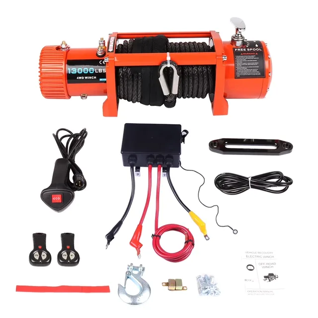 Electric Winch 12v 13000 lbs waterproof