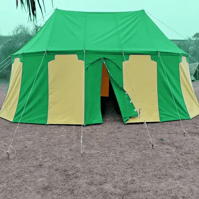 Camping Tent green yellow