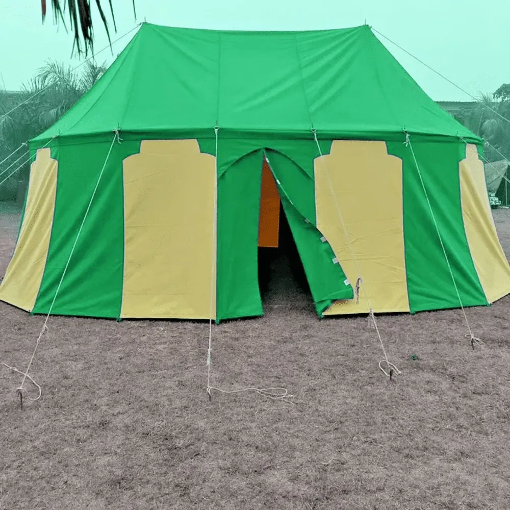 Camping Tent green yellow