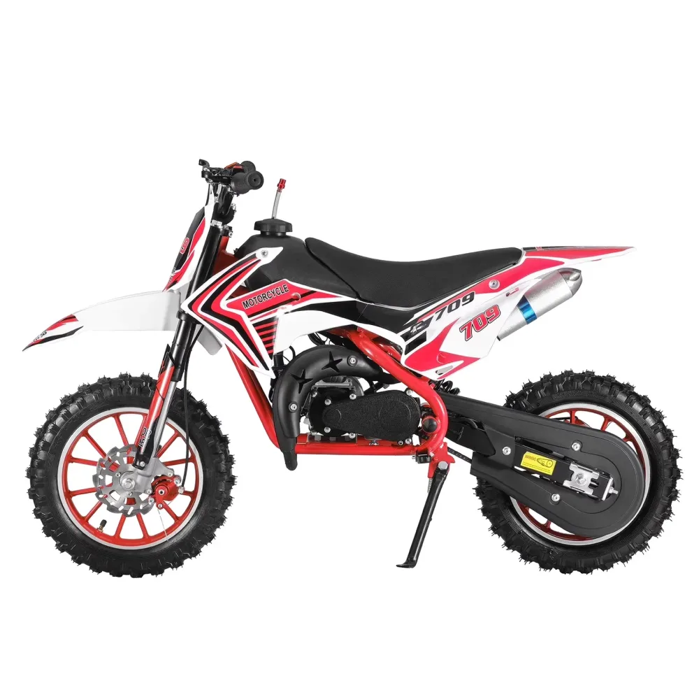 Dirt Bike red 10 inch 47.3 inches