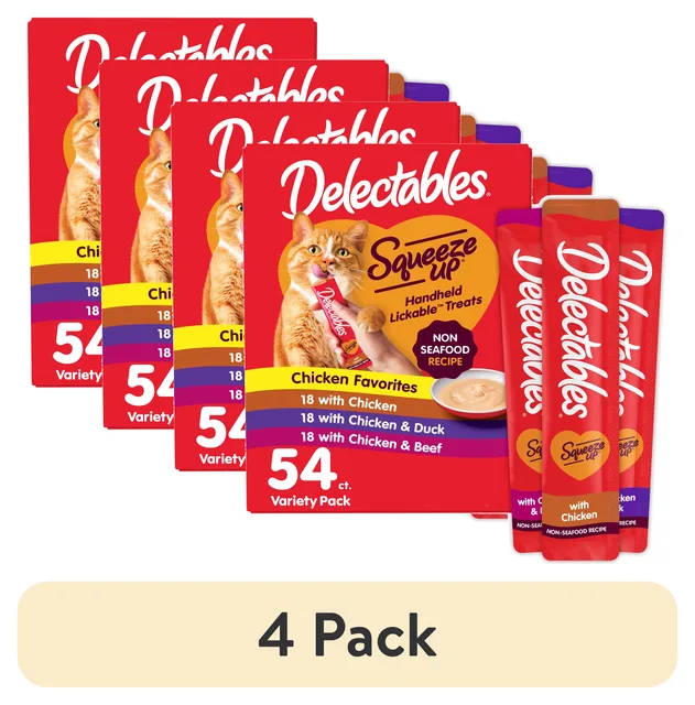 Cat Treats 4 pack 0.5oz 5 oz
