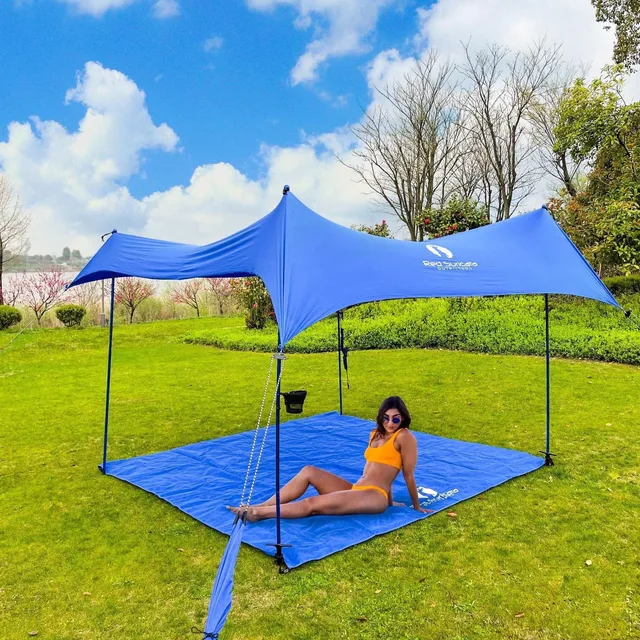 Canopy Tent red blue 4 inches