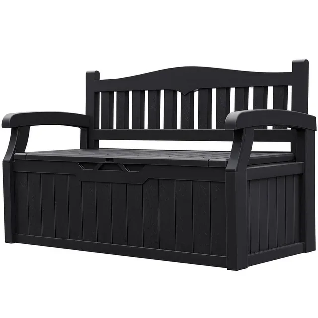 Storage 80 gallon weatherproof black