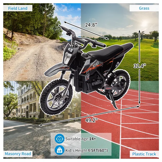 Electric Dirt 36v 350w 175 lbs