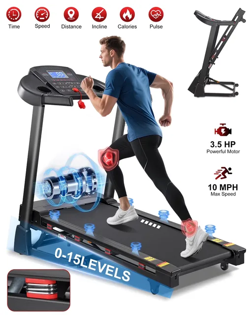 Treadmill 47" 3.5 hp 350 lb