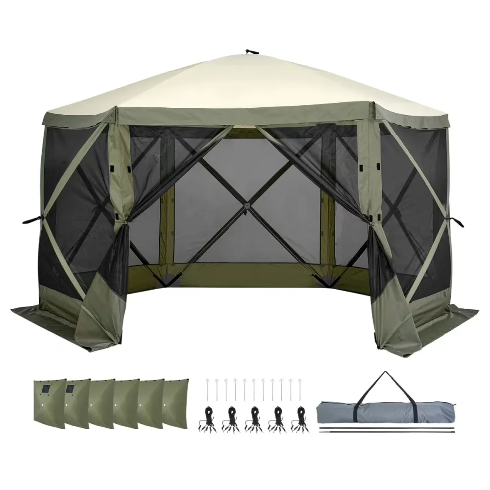 Tent green waterproof windproof
