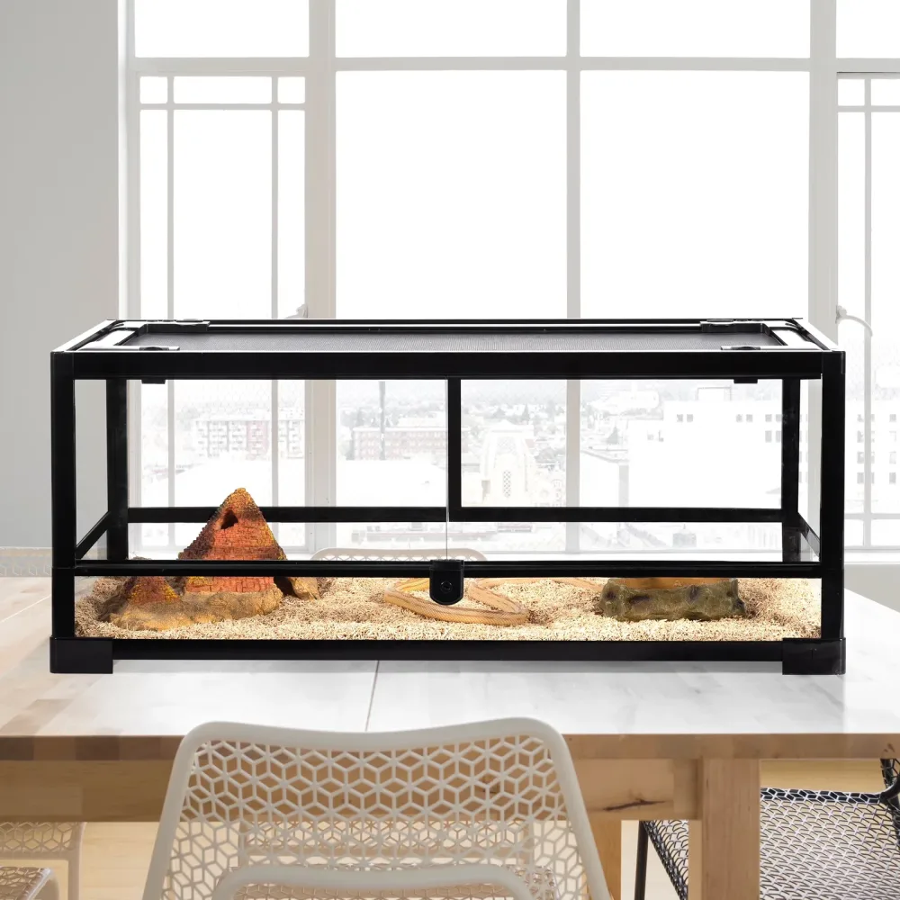 Glass Reptile 30" 12" black