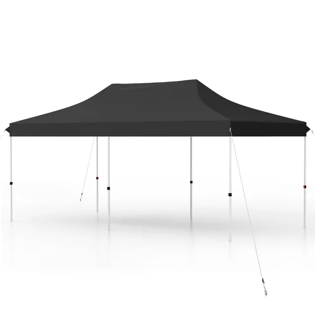 Pop-up Canopy 20 ft black 15-20 people