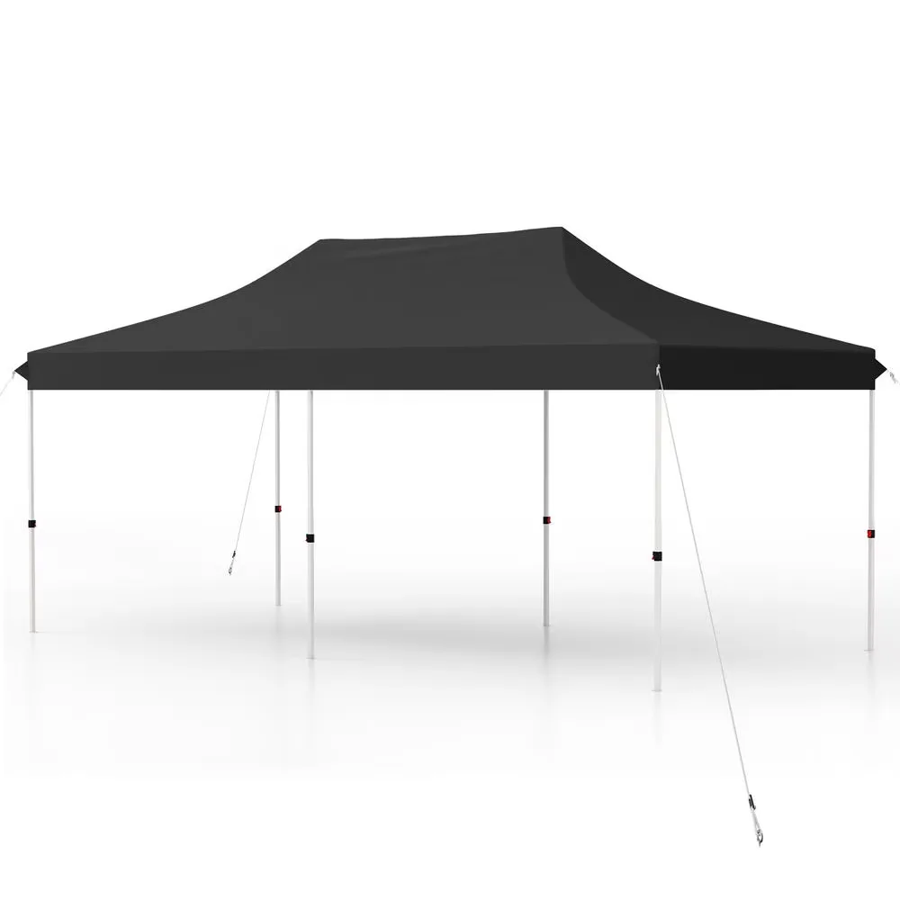 Pop-up Canopy 20 ft black 15-20 people