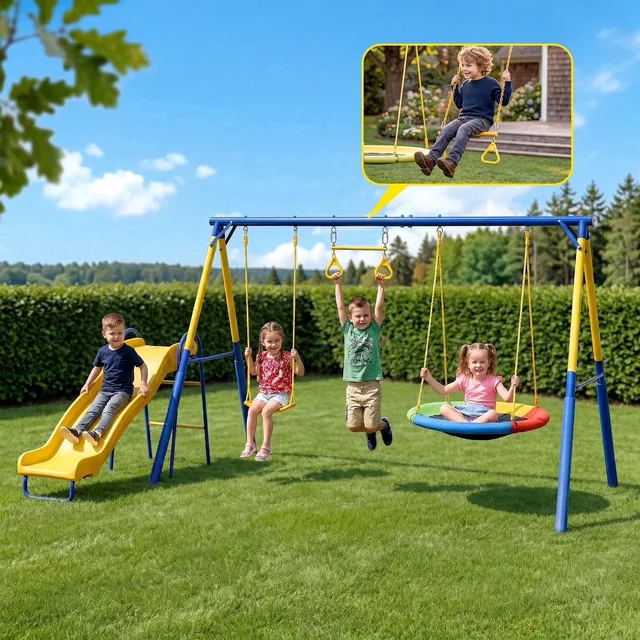 Backyard Playground 4 in heavy-duty 2mm