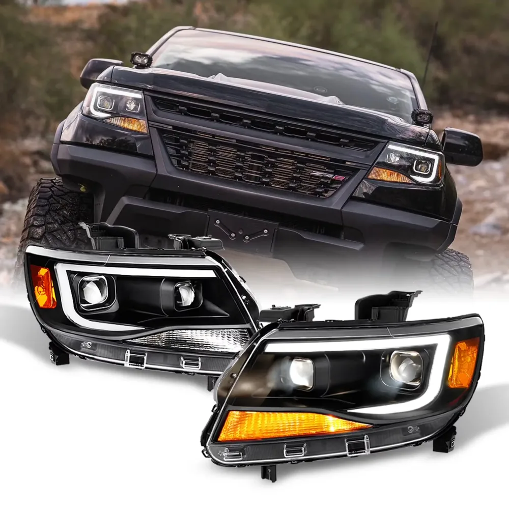Projector Headlights led black white