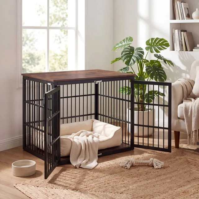 Dog Crate 42 inch black 15mm