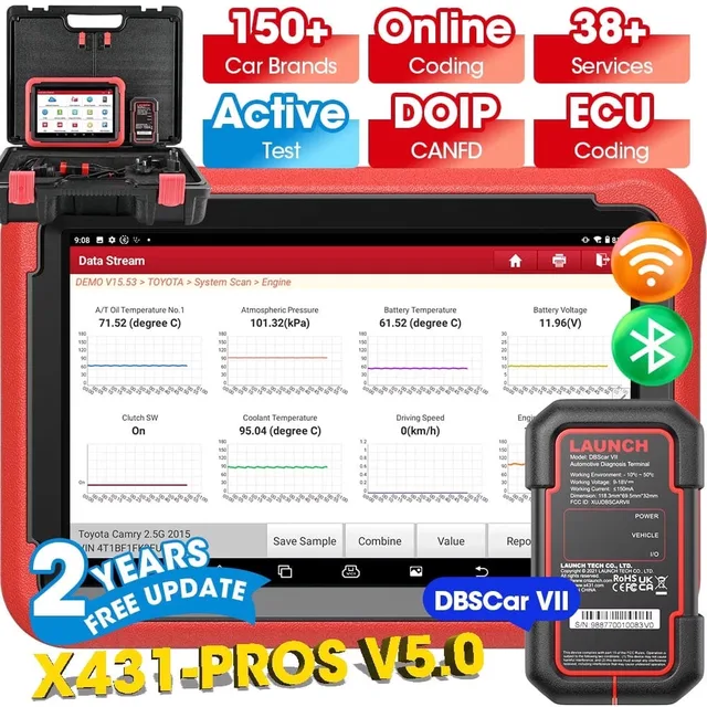 Scan Tool 8 inches red black
