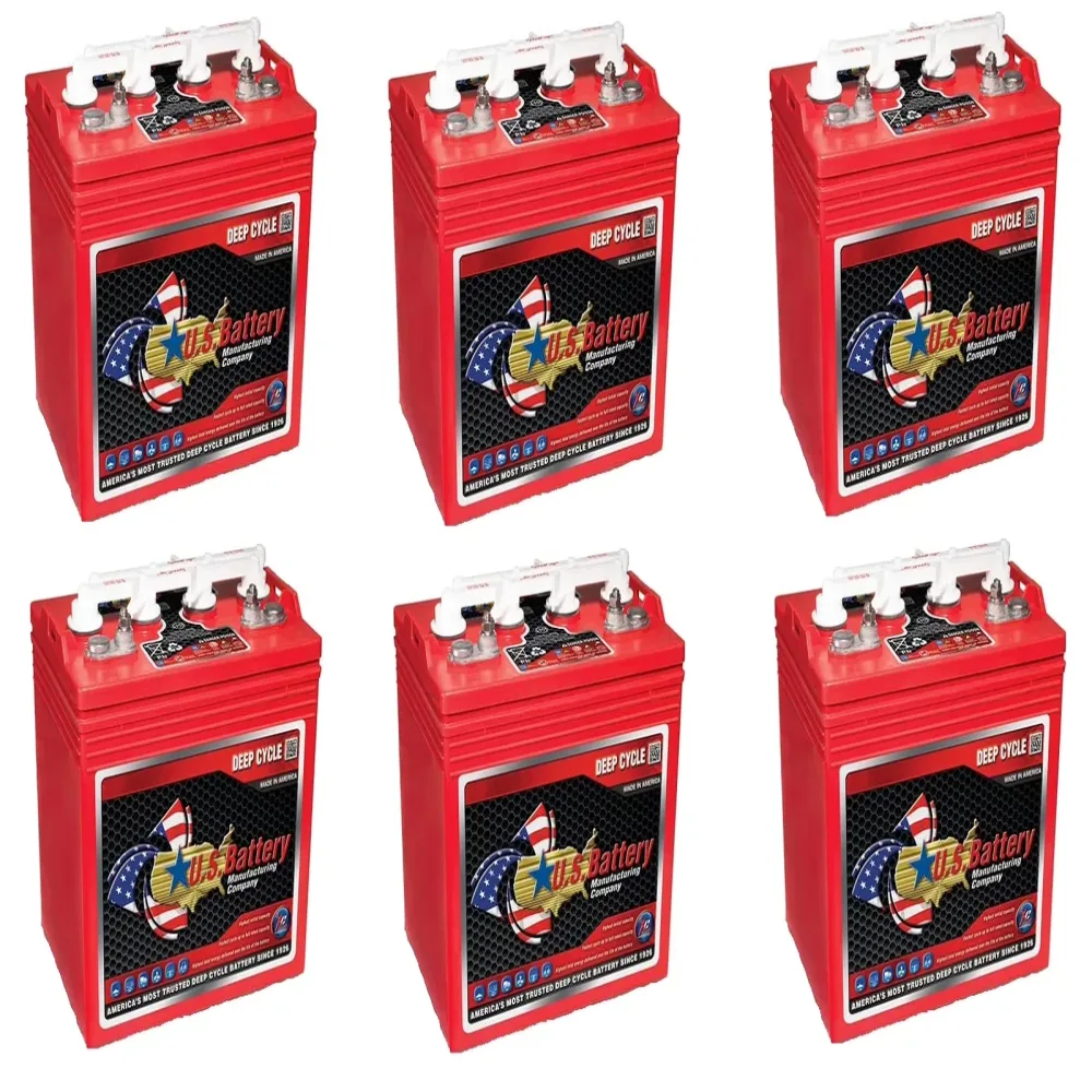 Battery 8 volt 6 pack 8v