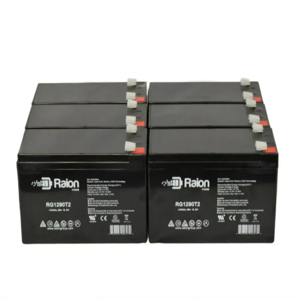 Battery 12v 6 pack 3.70 inches