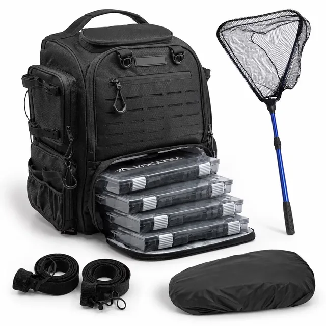 Tackle Boxes waterproof foldable black