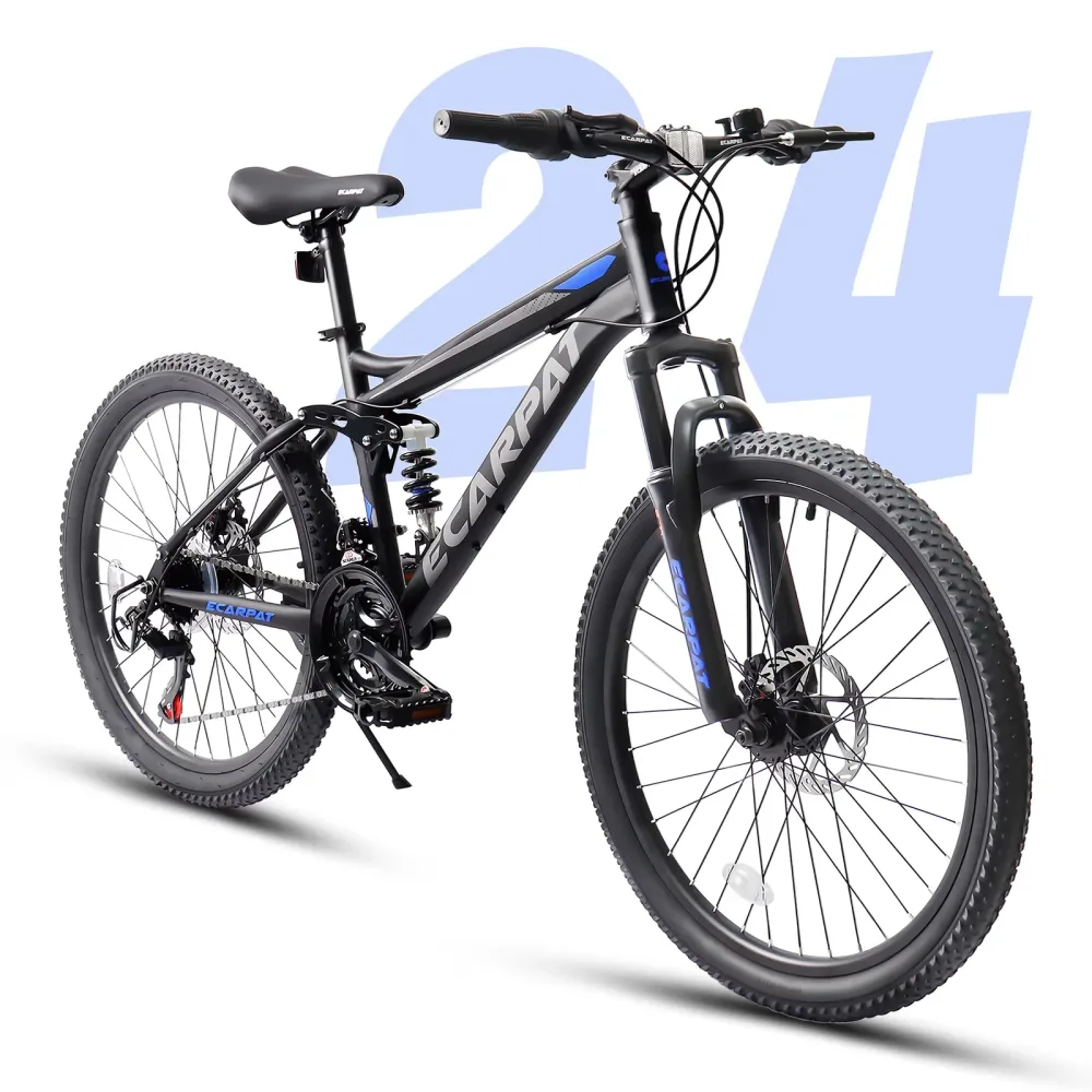 Mountain Bike 24 inch 24" black
