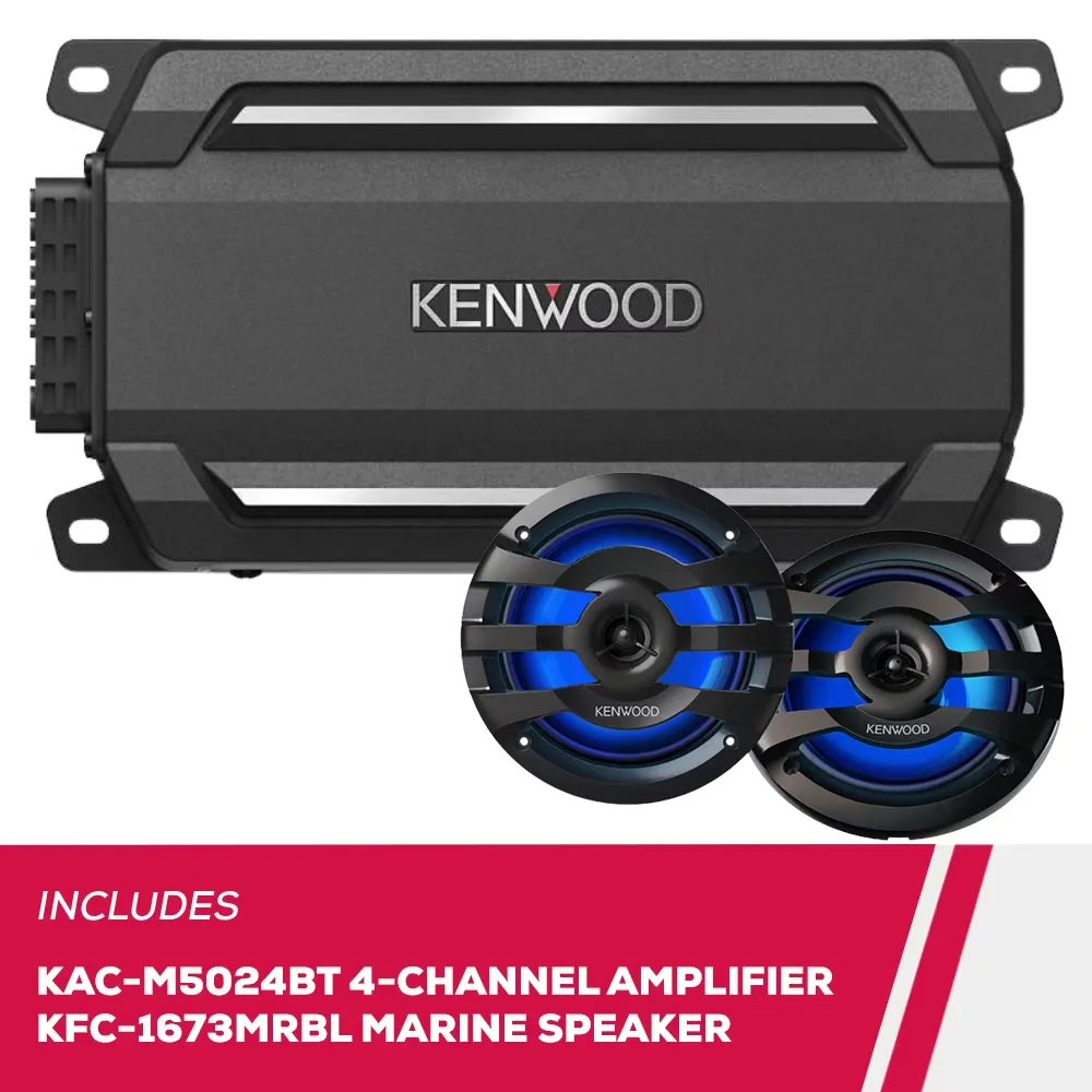 Amplifier 4 channel 1 pair 6.5"