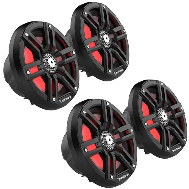 Grille 2 pair 6.5" black