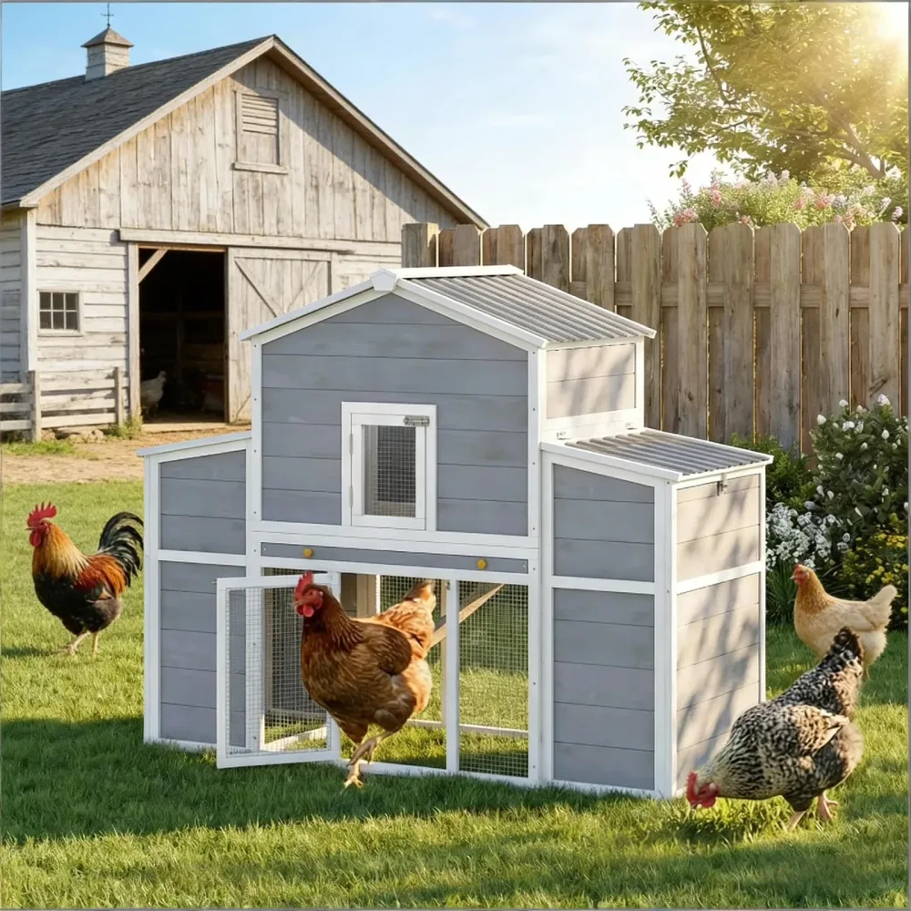 Chicken Coop 66.5" 28.7" 52.8"