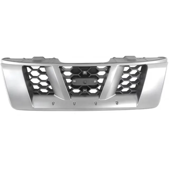 Grille gray silver black