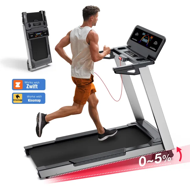 Foldable Treadmill 4 hp 20" 45"