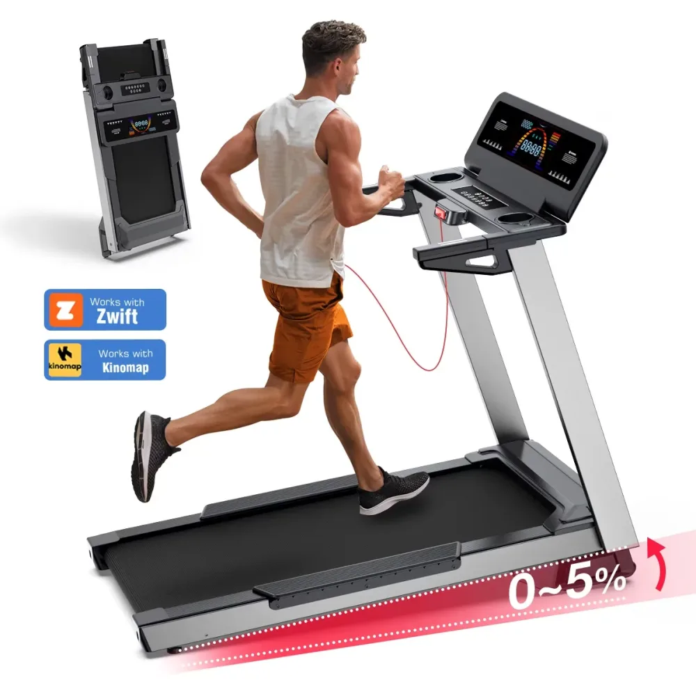 Foldable Treadmill 4 hp 20" 45"