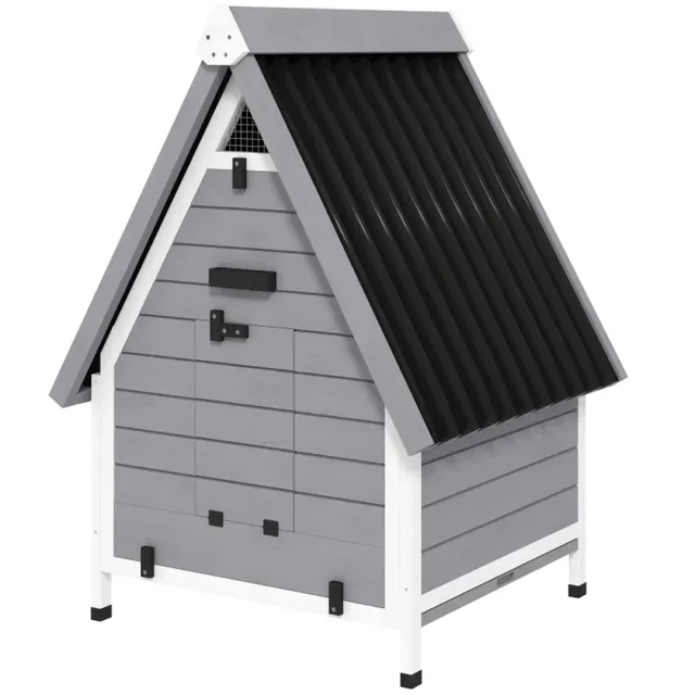 Chicken Coop weatherproof black gray