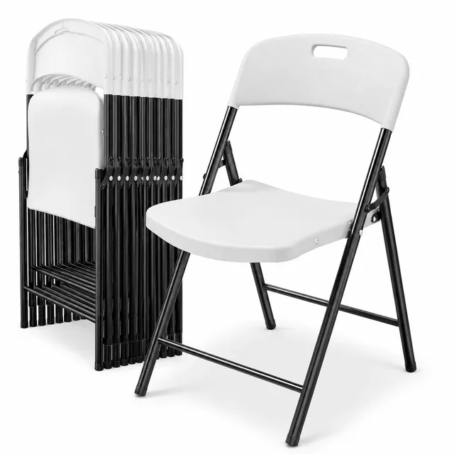 Steel Frame folding portable white