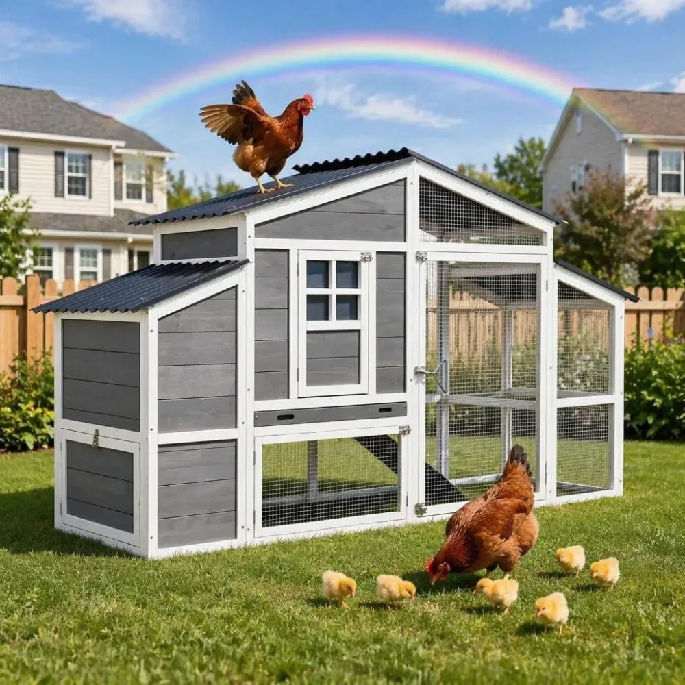 Chicken Coop 81" waterproof weatherproof