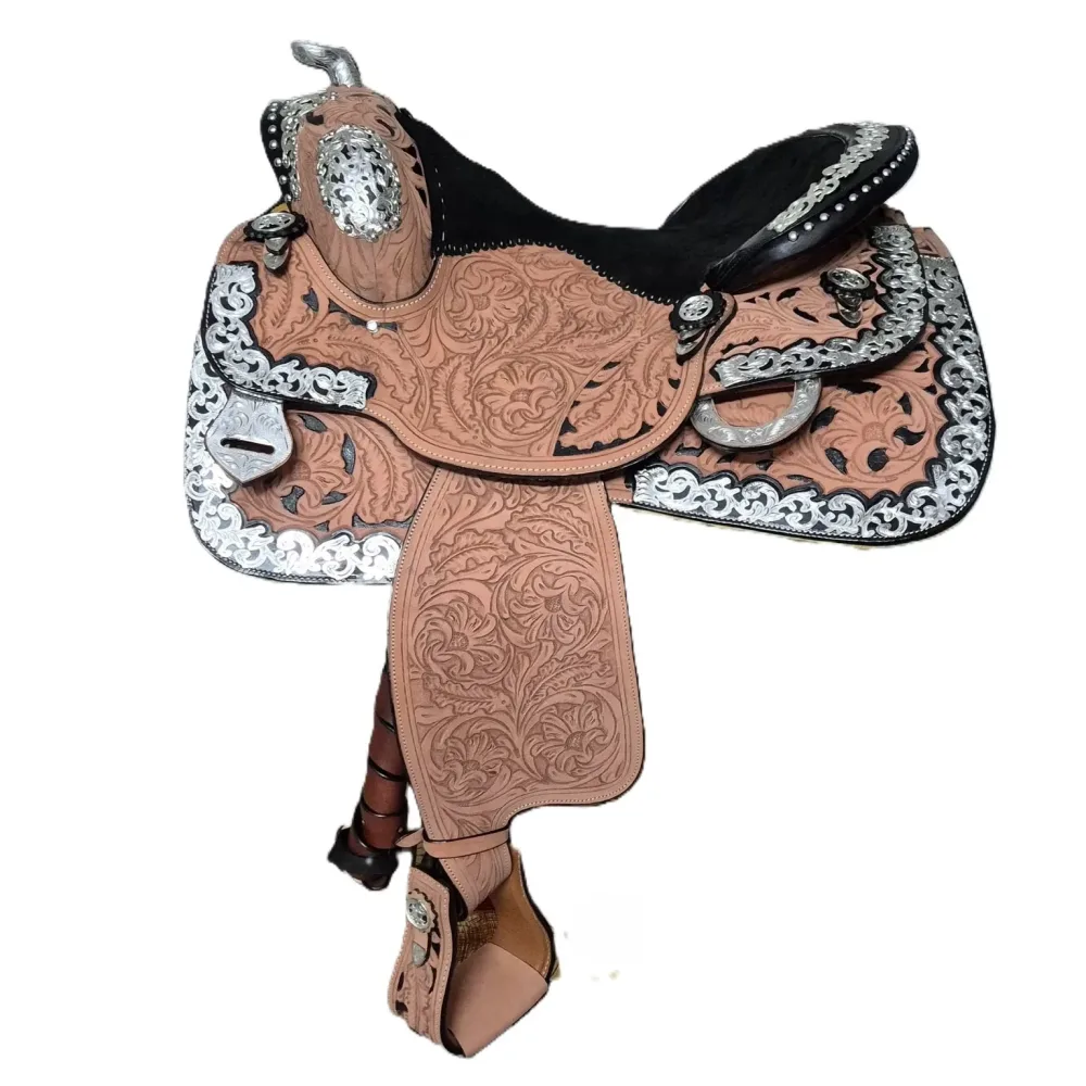 Saddle 15' silver 15"