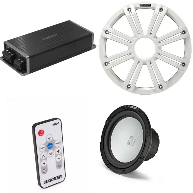 Subwoofer Audio 10" led white