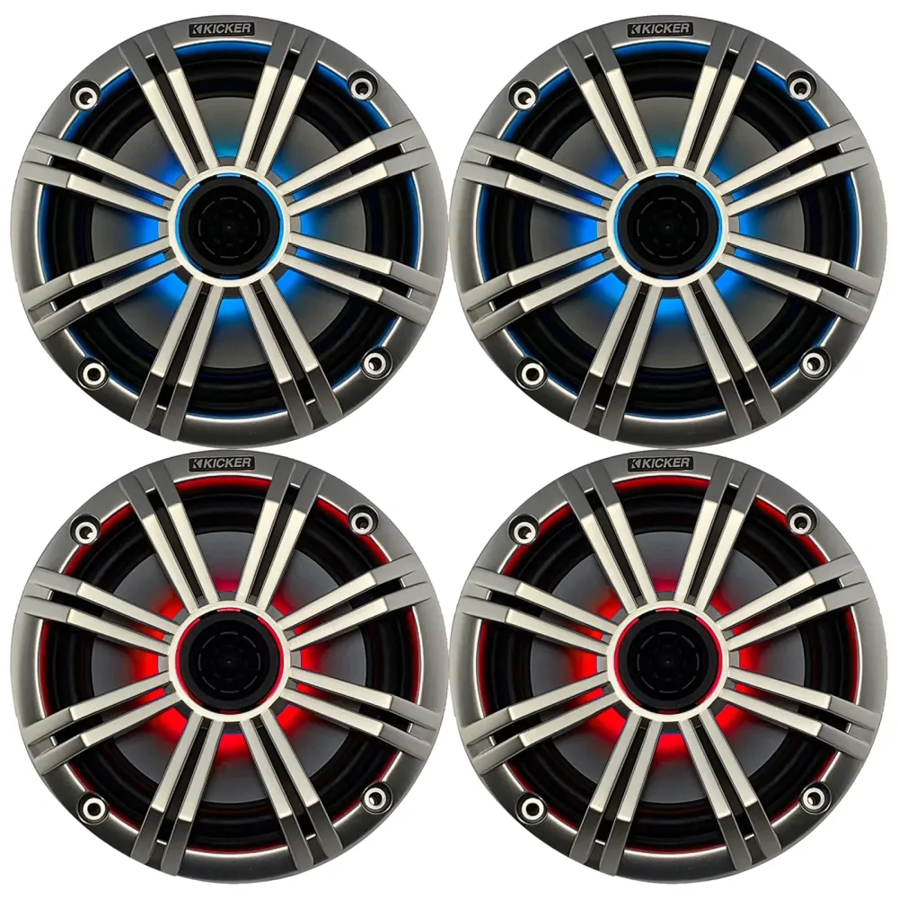 Speaker 2 pairs 8" led