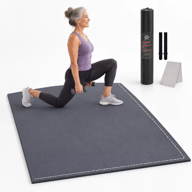 Exercise Mat 6' 4' grey