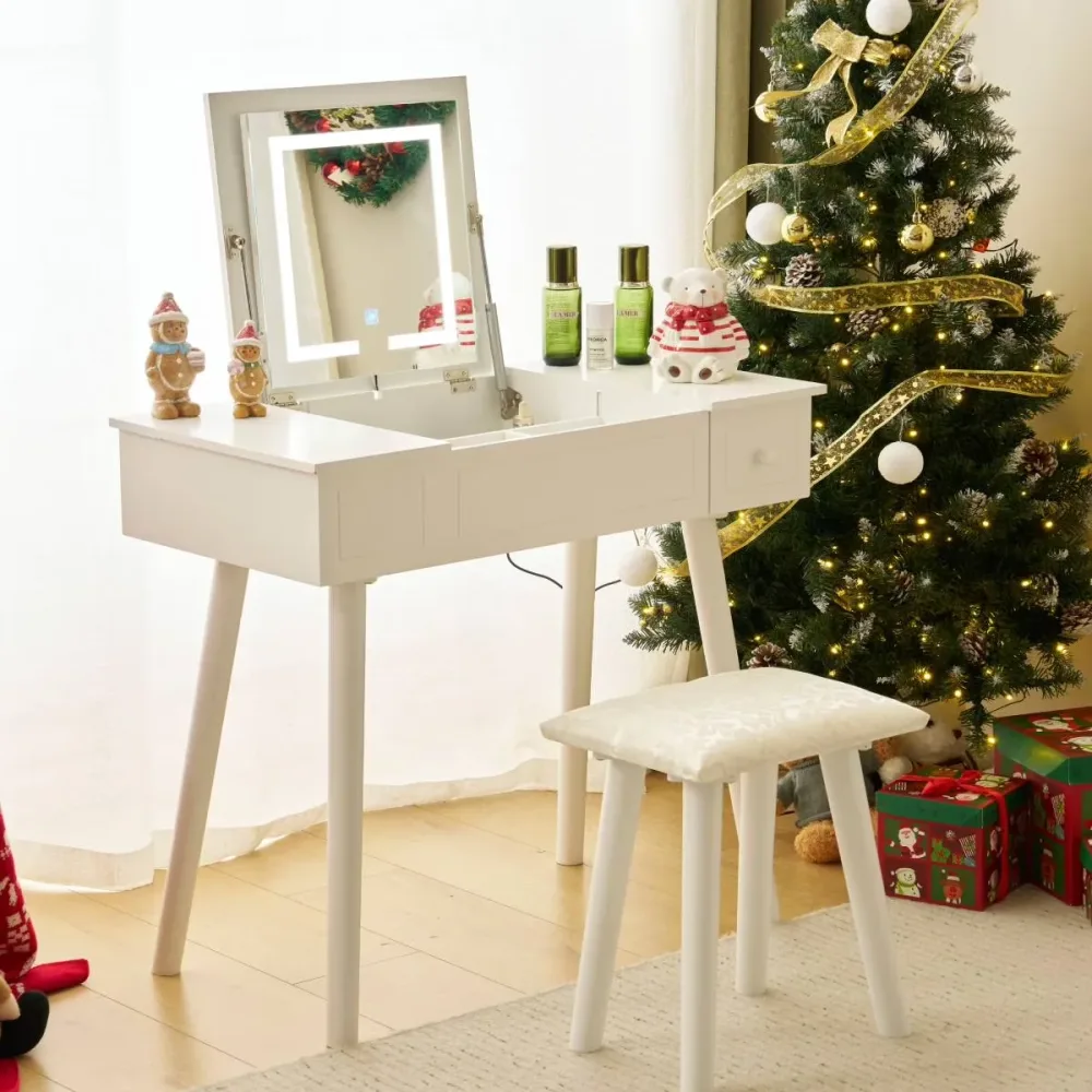 Vanity Table led white adjustable