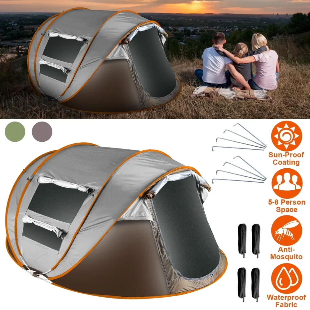 Lightweight 5-8 person waterproof 84ft
