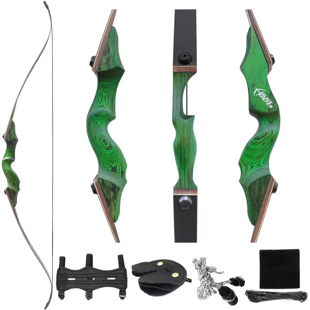 Recurve Bow 60" 20-60 lbs 60lbs