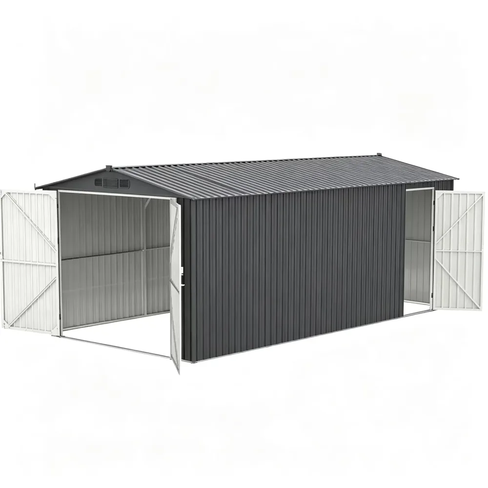 Steel Storage 13' 20' gray
